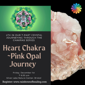 Heart Chakra ~ Pink Opal Journey @ Silver Lake Nature Center Education Building | Paoli | Pennsylvania | United States
